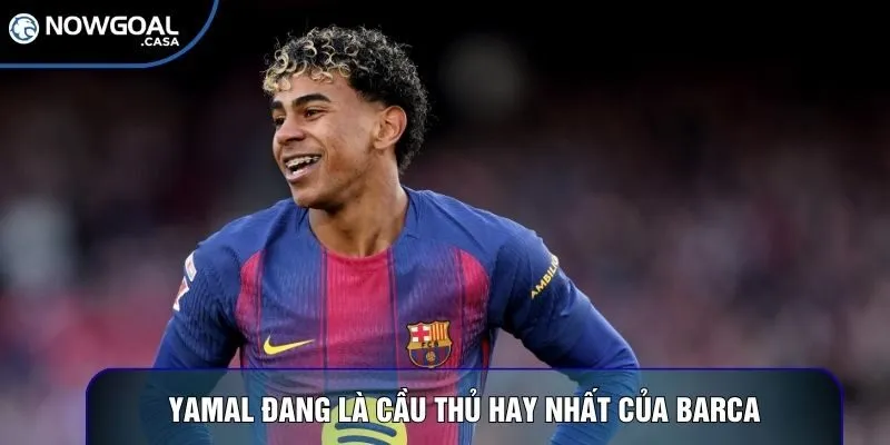 Yamal đang là cầu thủ đột biến nhất trong lối chơi của Barca
